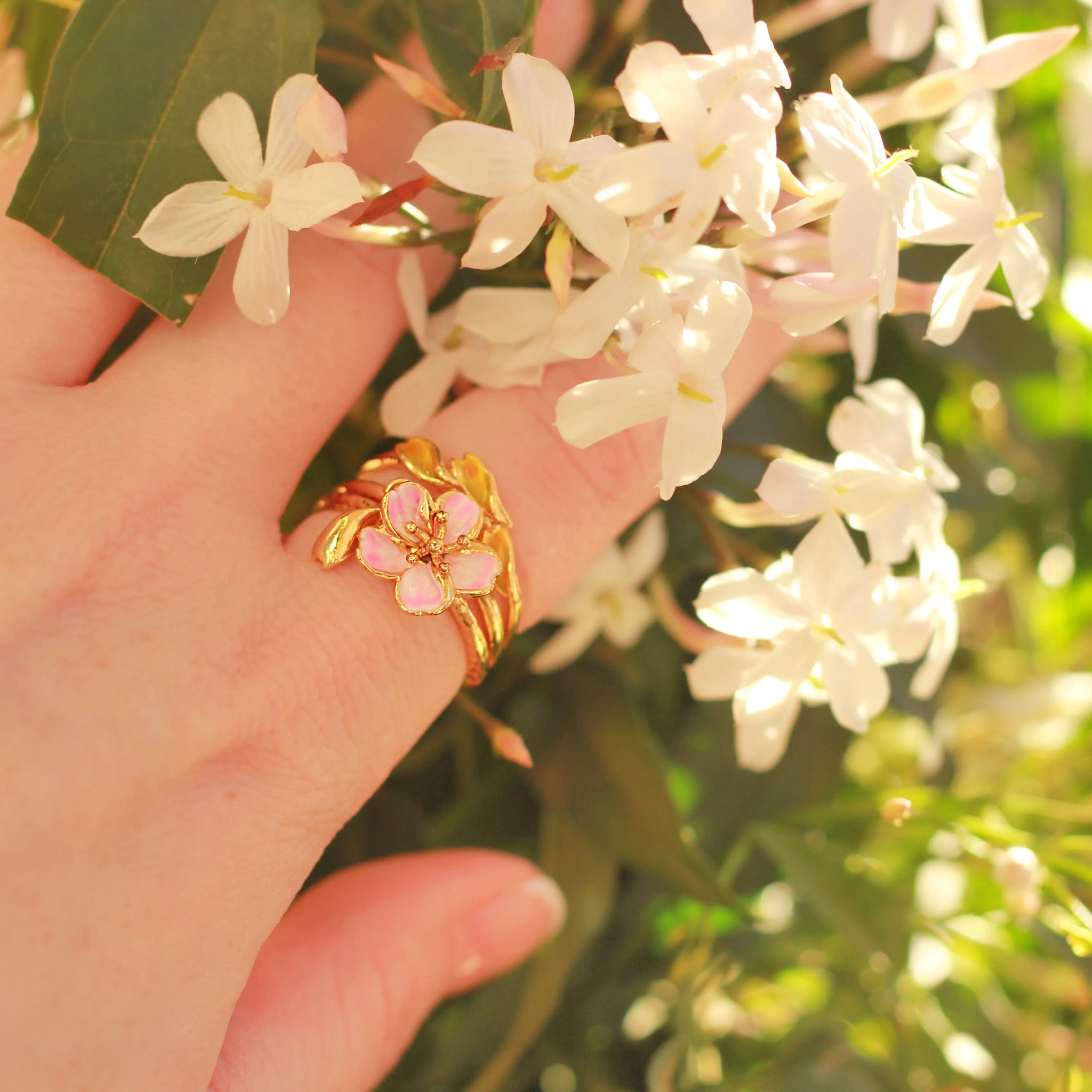 Sakura Rings Set