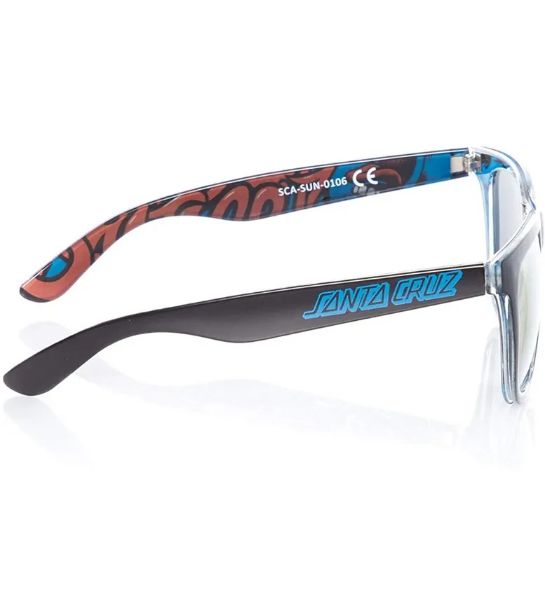 Santa Cruz Screaming Insider Sunglasses sca-sun-0106 black-blue