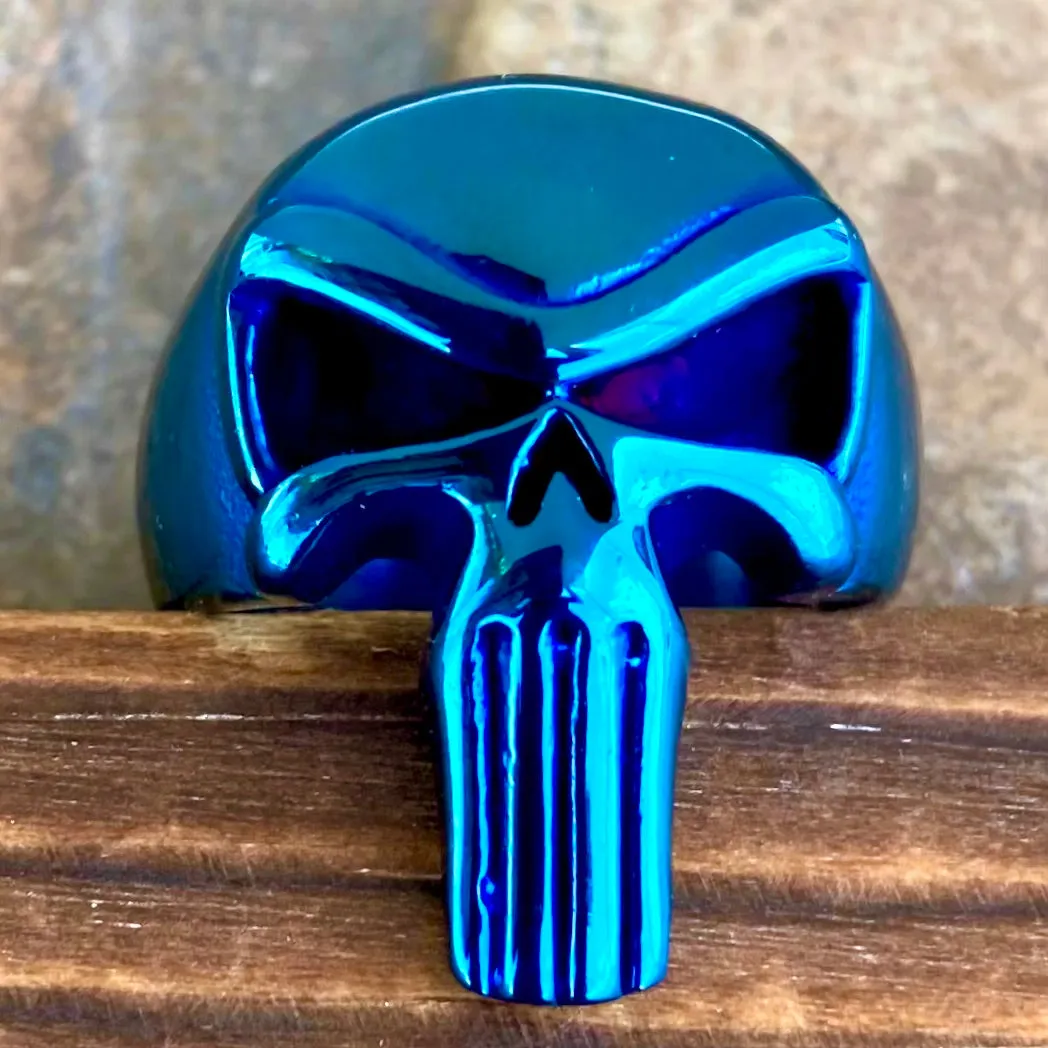 Skull Ring - Blue - R45