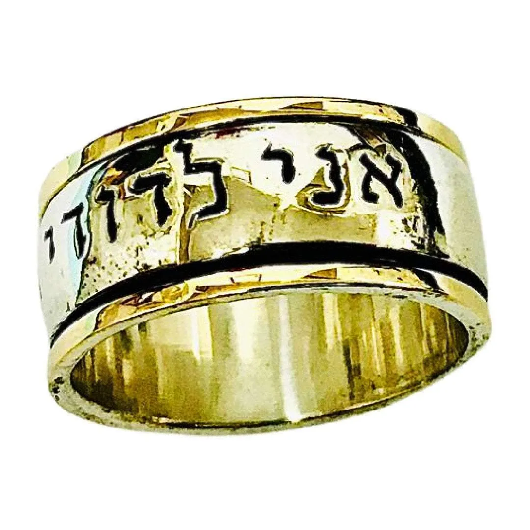 Spinner ring Bluenoemi Israeli jewelry unisex rings