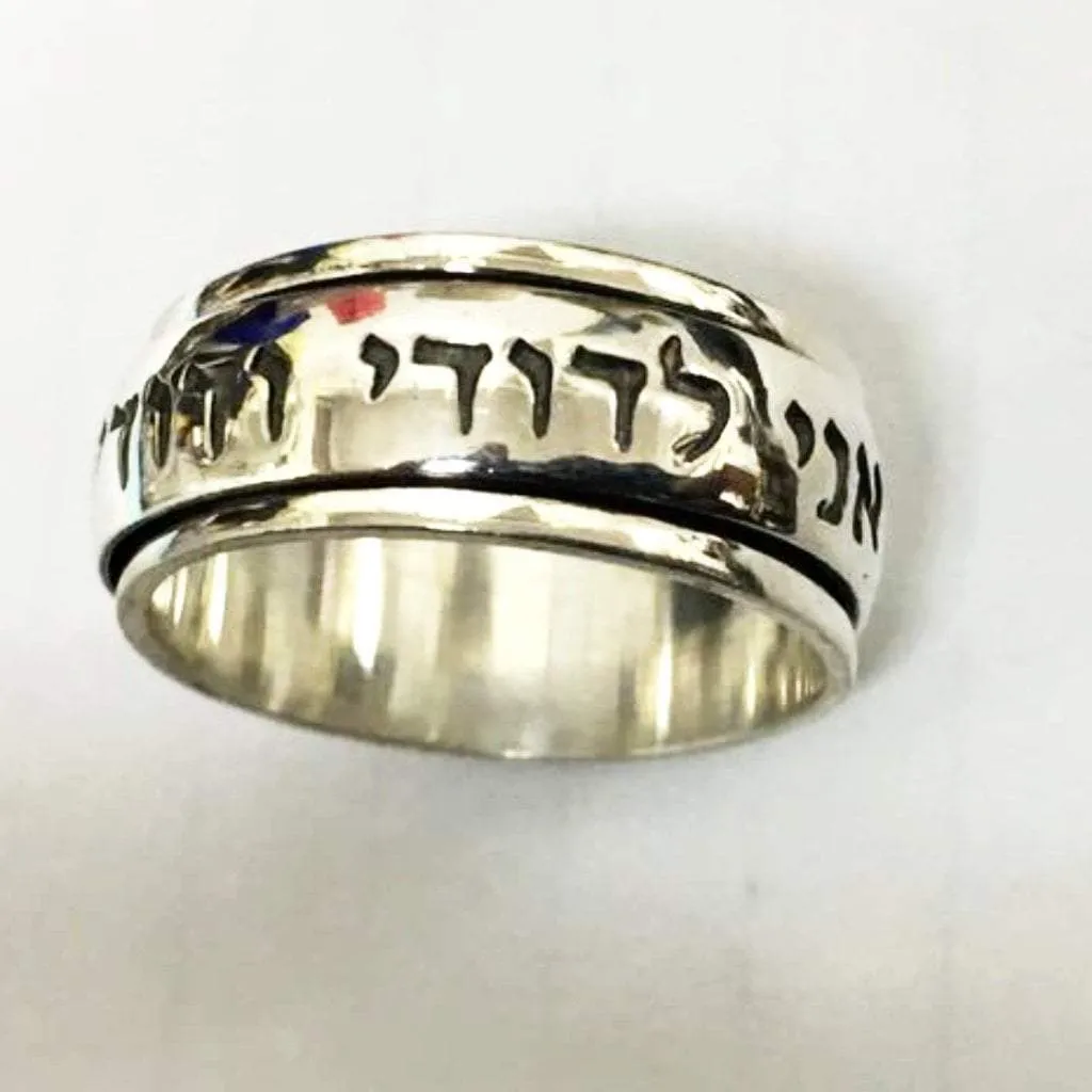 Spinner ring Bluenoemi Israeli jewelry unisex rings