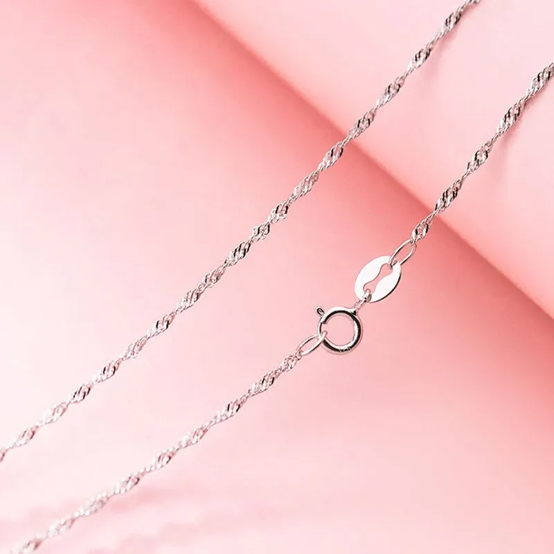 Sterling Silver Chain Necklace