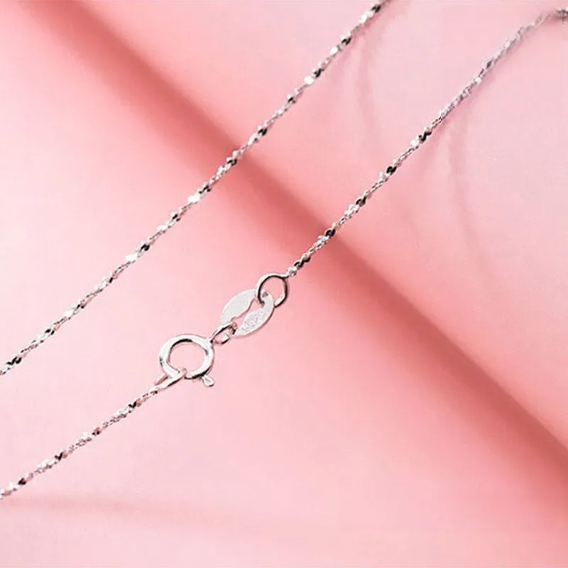 Sterling Silver Chain Necklace