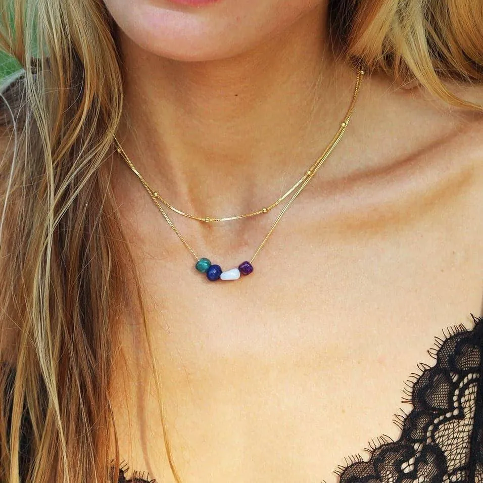 THE CAMI NECKLACE - 18k gold plated