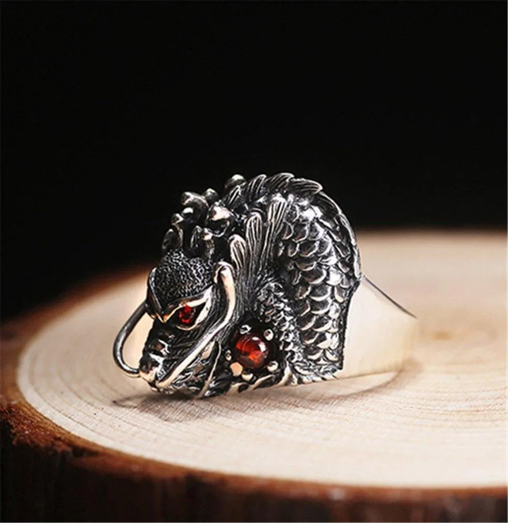 The Underworld Guardian Dragon Stainless Steel Ring