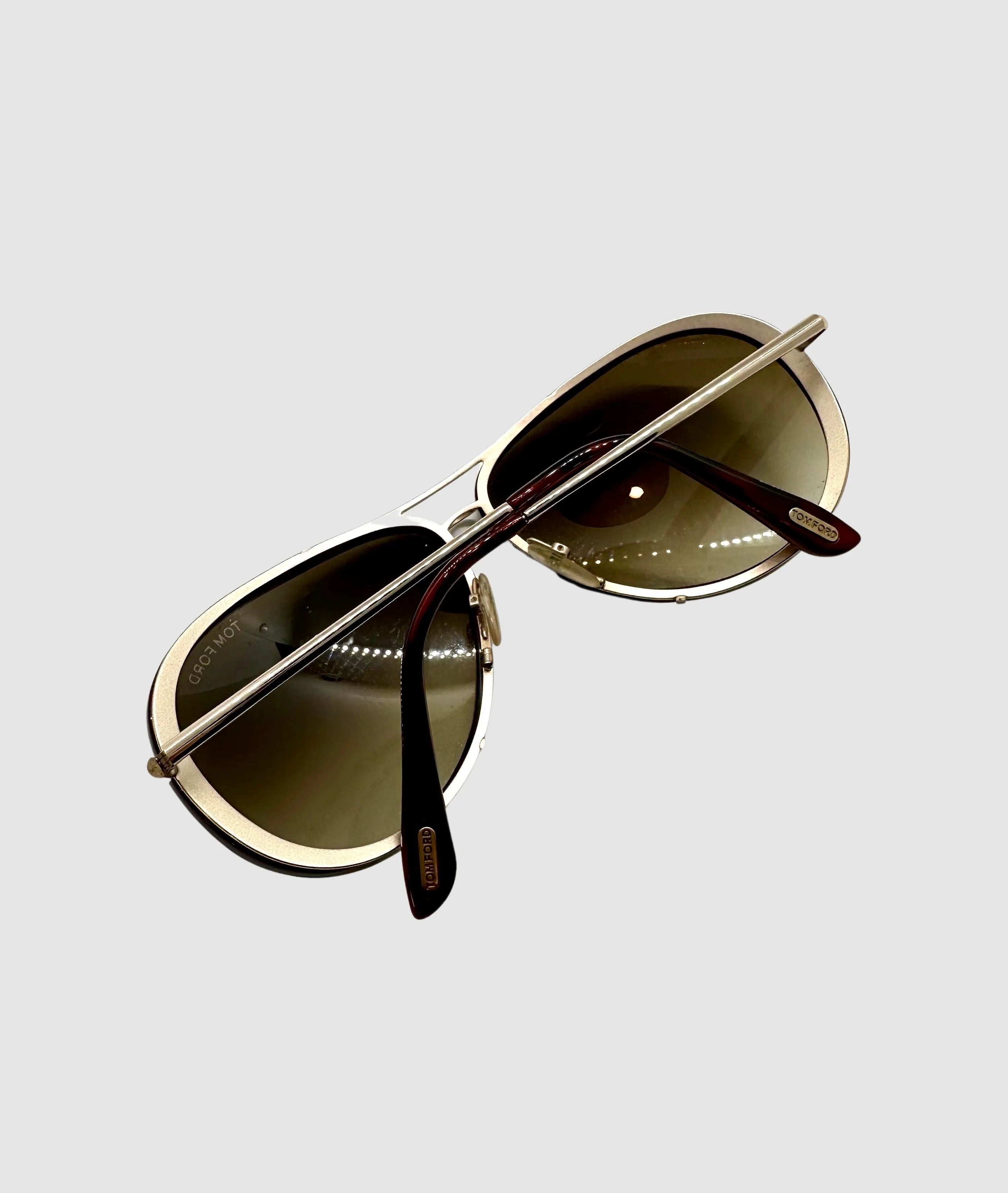 Tom Ford Aviator Sunglasses with Case