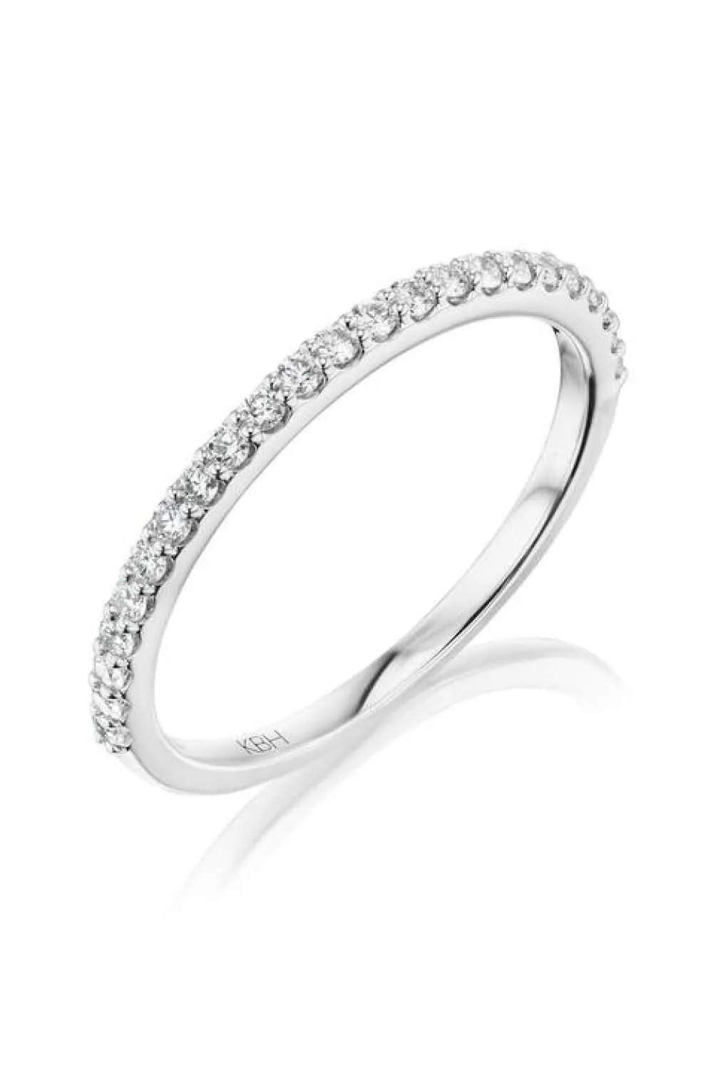 Traditio Split Ring in White Gold