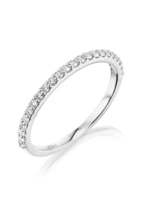 Traditio Split Ring in White Gold