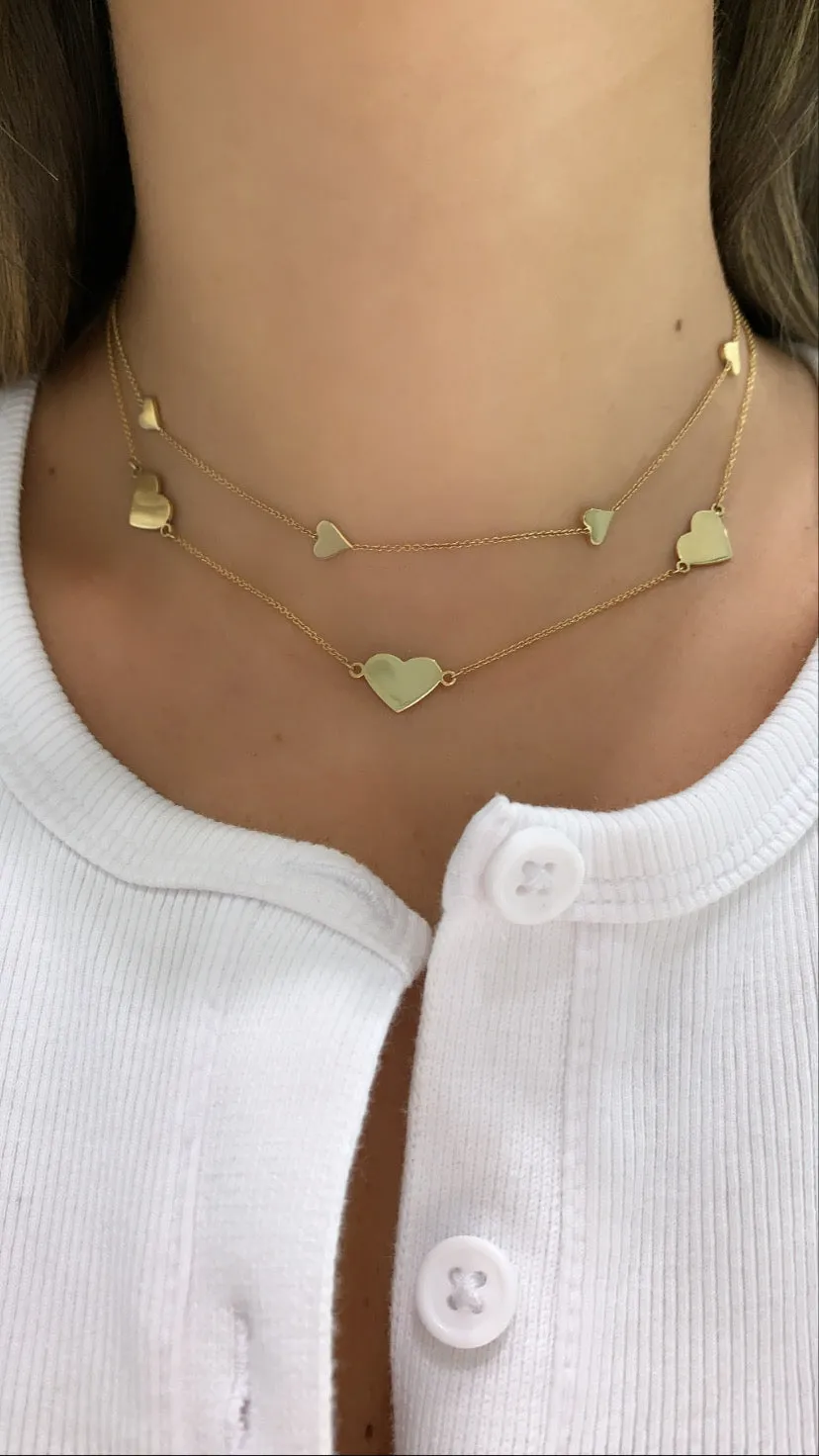 Triple Heart Necklace