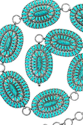 Turquoise Concho Belt