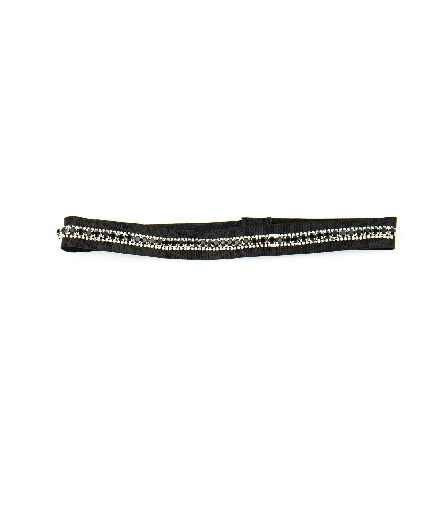 Un Deux Trois Girls Satin Crystal Belt