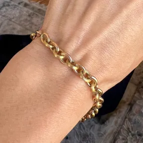 Vintage Large Cable Link Chain Bracelet