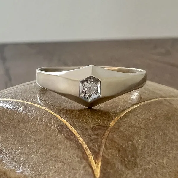 Vintage Solitaire Diamond Ring