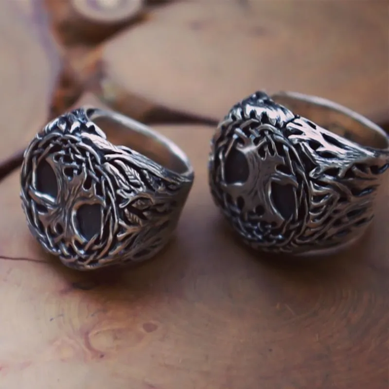 Yggdrasil Stainless Steel Ring